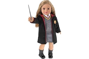 EBUDDY 18 Inch Doll Clothes and Accessories School Uniform Costume Set Include Outfit Shoes for Girls (No Doll)