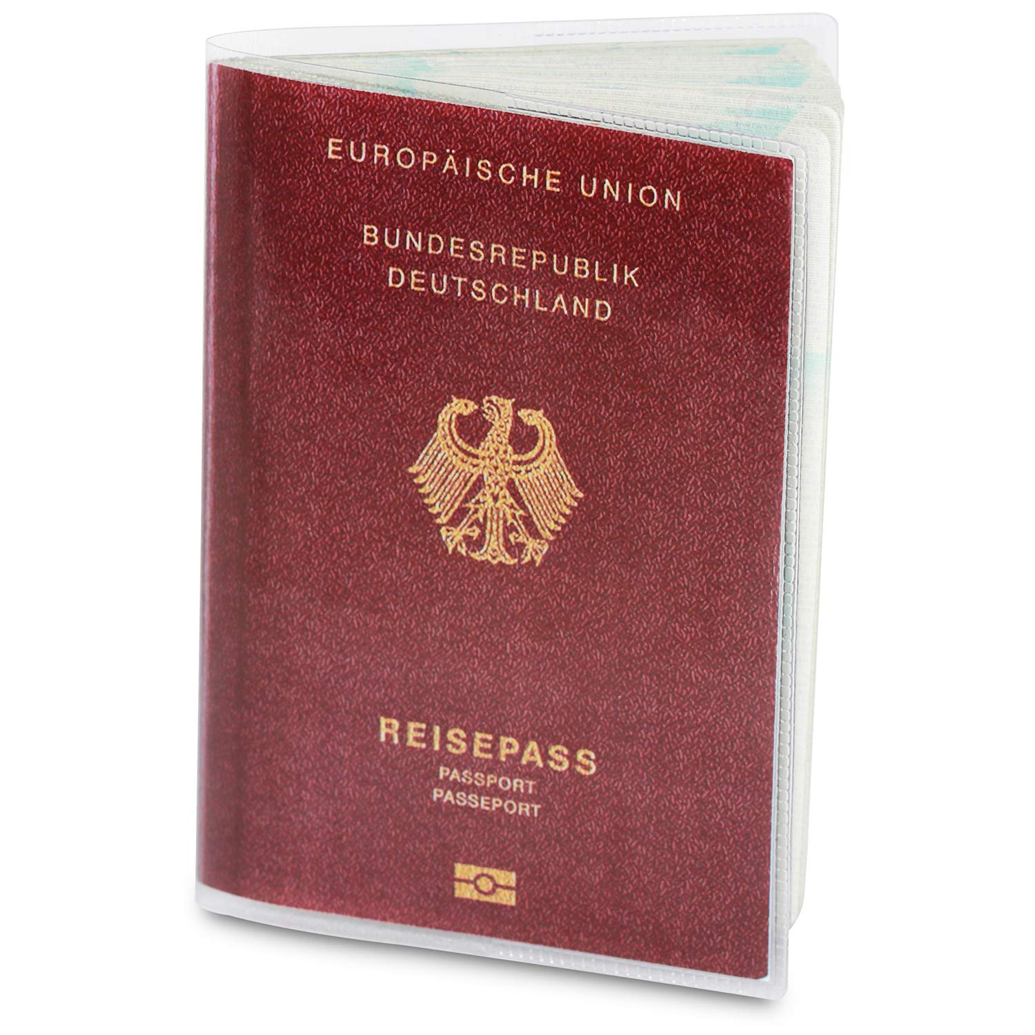 Nekava Passport Cover Transparent transparent 132 x 191mm