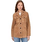 Madewell Women's Long Chore Blazer in Suede