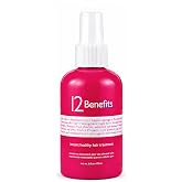 12 Benefits Leave-In Conditioner Spray, Heat Protectant, Detangler, 6 oz