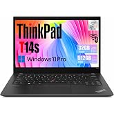 Lenovo ThinkPad T14s Gen 2 14-inch FHD Laptop Computer, Intel Core i7-1185G7, 32GB DDR4 RAM, 512GB SSD, Fingerprint Reader, HDMI, Thunderbolt 4, RJ-45, Windows 11 Pro (Renewed)