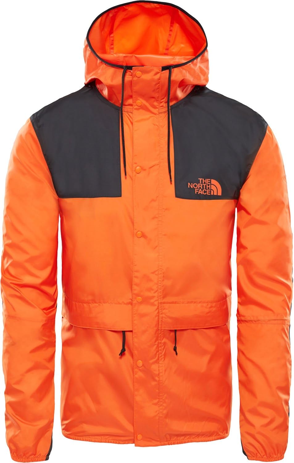 the north face 1985 seasonal mountain jacket in orange