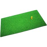 Golf Mat| Artificial Turf, Foam Bottom Golf Hitting Mat| Outdoor and Indoor Practice Golf Mat with Rubber tee for Swing and Chipping Practice
