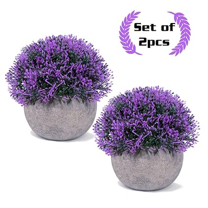 Mintime Small Mini Artificial Fake Plants For Home Office Living