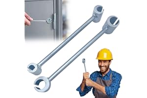 PTOSO 2024 Door Hinge Adjustment Tool - Integral Structural Steel Hinge Bender, Heavy Duty Hinges Gap Adjusting Wrench, Door Hinge Repair Tool Door Alignment Tool for Flag Hinge (14mm-18mm, 23mm-25mm)