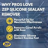 Zep Silicone Sealant Remover 100ml with Brush Cap for Bathroom Surfaces view 3