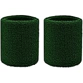 Sweatbands Sports Wristbands for Kids and Women - 3 inch Elastic Athletic Wrist Bands for Tennis, Basketball, Running, Working Out