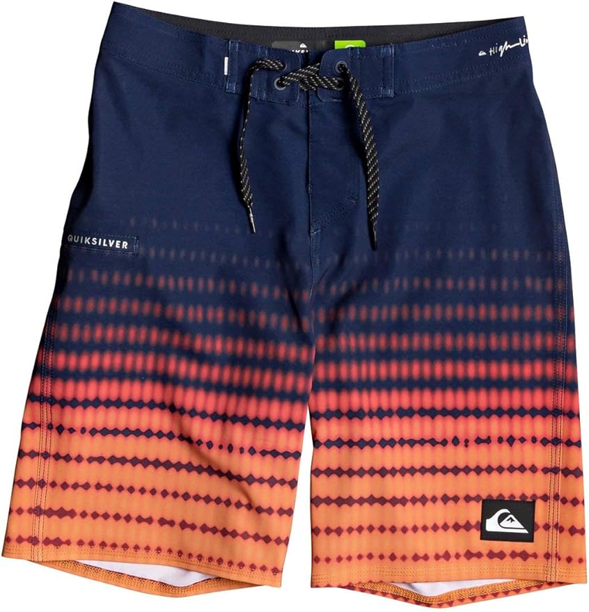 Quiksilver Boys' Big Highline UPSURGE Youth 18 Boardshort Swim Trunk, Navy Blazer, 30/16: Amazon 