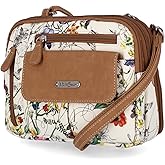 MultiSac Zippy Triple Compartment Crossbody Bag