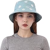 QFE Sun Bucket Hats Women Men Beach Protection Summer Unisex Reversible Fisherman Cotton Fishing Double Side Wear Travel