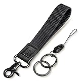 Fishent Braided Wristlet Keychain, Cute Wrist