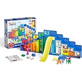 hand2mind Step Squad Mission Headquarters Playset, 15 Pieces, Ages 3+ | Action Figure Playset with 11 Accessories, Counting and Number Toys, Gifts for Toddlers and Kids Ages 3, 4, 5, 6, 7