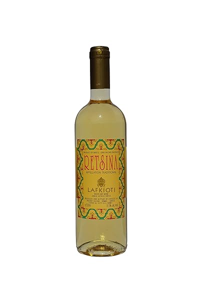 Retsina Lafkioti 750ml 12% Georgiadi aus Griechenland - griechischer geharzter Weißwein Sommerwein
