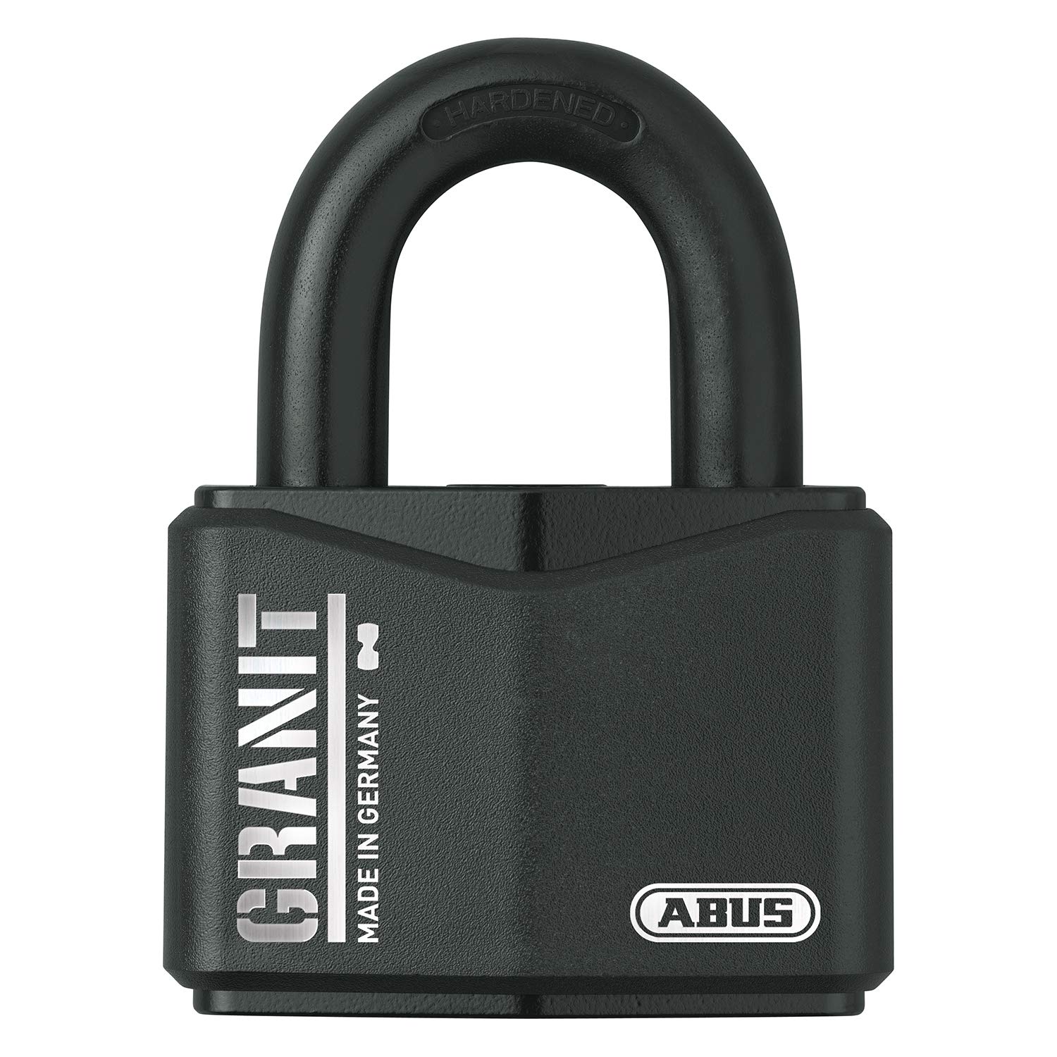 ABUS Granite Padlock 37RK/70 SZP Premium Lock for Highest Duty - Increased Shackle Protection - Security Level 10 - Includes 2 Keys and Security Card - Black - 79161 70 mm