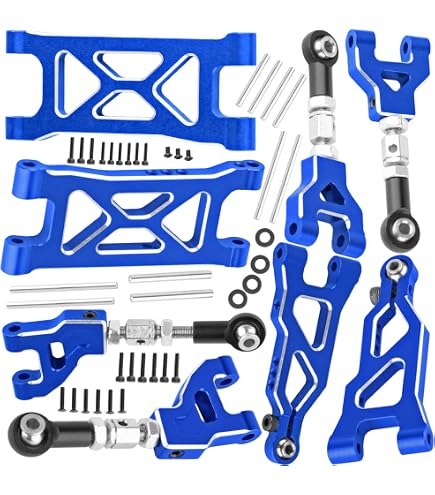 Kit De Direction INJORA En Alu Pour Arrma Mojave Grom 1/16 Et Losi Nascar 1/12 – Léger, Robuste, Montage Facile