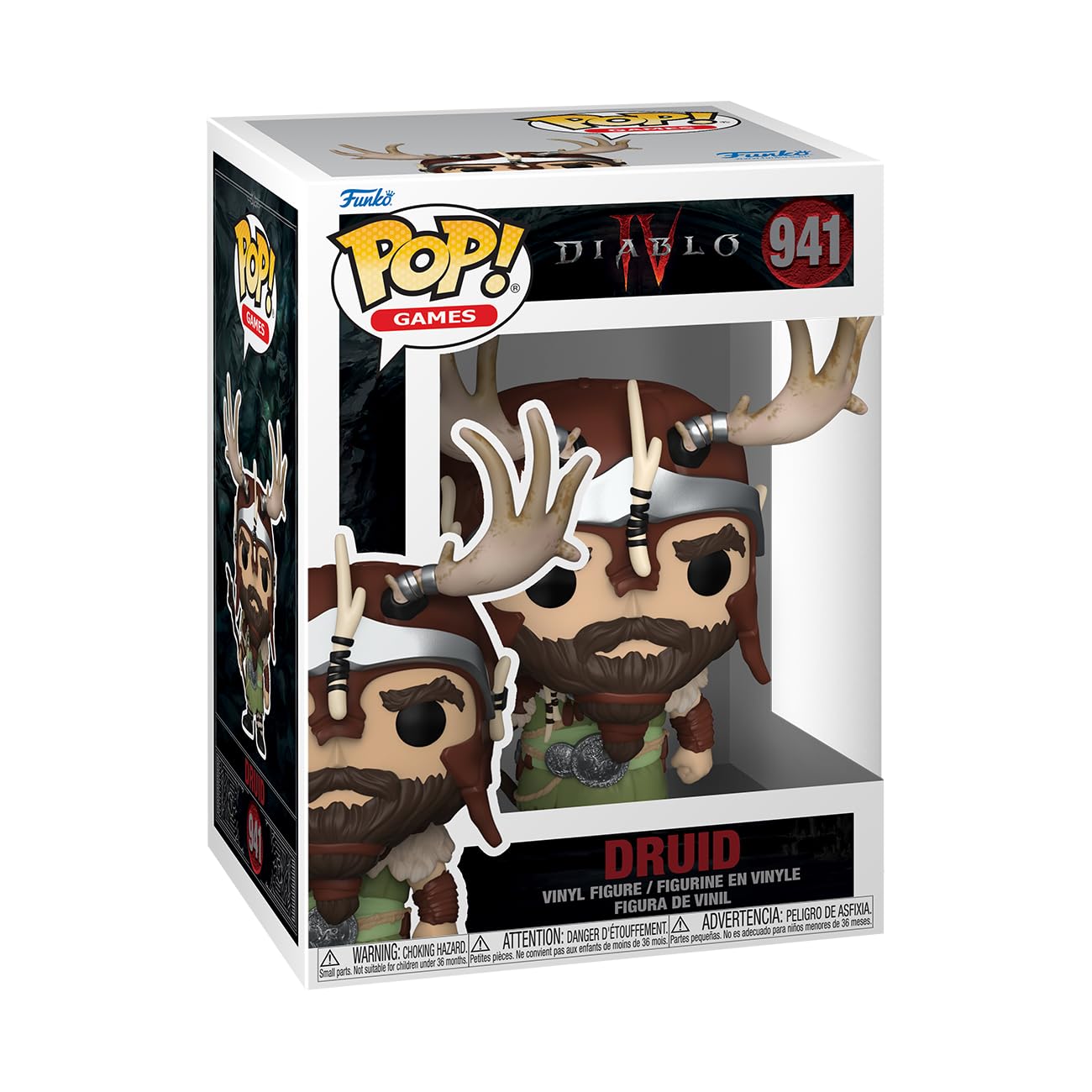 Funko POP! Games: Diablo 4- Druid - Collectable Vinyl Figure - Gift Idea - Official Merchandise - Toys for Kids & Adults - Video Games Fans - Model Figure for Collectors and Display