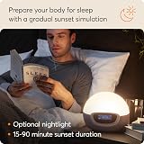 Lumie Bodyclock Shine 300 Wake-up Light Alarm Clock with Radio 15 Sounds view 5