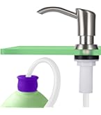 Sink Soap Dispenser For Kitchen Sink Brushed Gold Upgrade With 40" Silicone Extension Tube Kit, Connect To Your Soap Bottle Directly