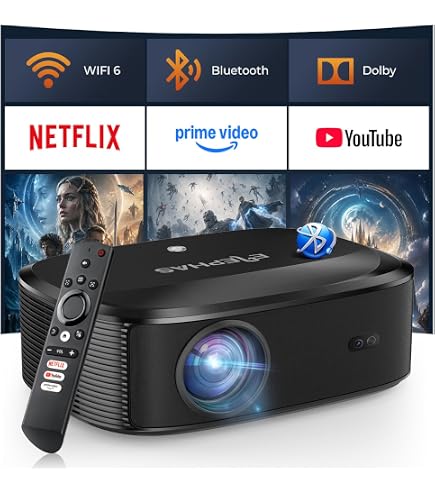 Amazon.com: Elephas 4K Projector with WiFi and Bluetooth Dolby