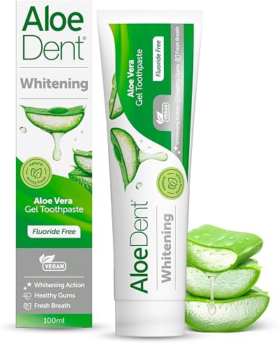 Aloe Dent Whitening Aloe Vera Toothpaste Fluoride Free 100 ml