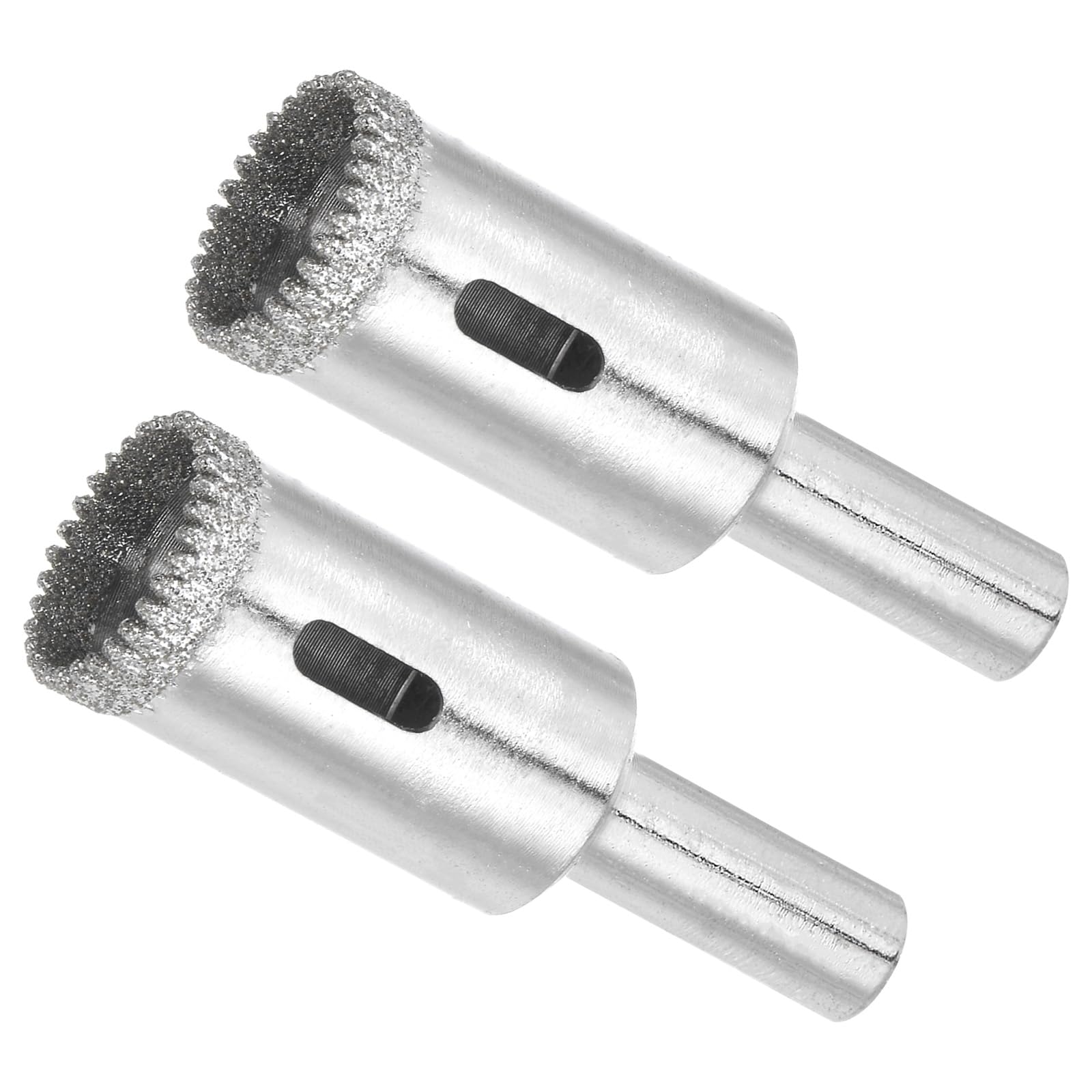 CoCud Diamond Hole Saws Drill Bits, 16mm / 5/8" Drilling Diameter, Serrated Nickel Plated Drill Bit - (Applications: for Glass Ceramic Tiles Marble Stone), 2-Pieces — image 1