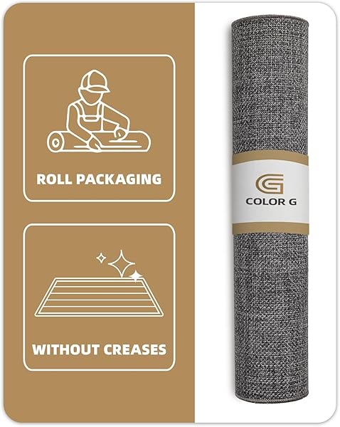 COLOR&GEOMETRY LARGE THIN FRONT DOOR MAT INDOOR ENTRANCE NON SLIP RUBBER BACKED, 32″X48″ INDOOR DOOR MATS FOR ENTRYWAY, DIRT TRAPPER DOUBLE DOORMAT, WASHABLE FRONT DOOR RUGS, CHARCOAL GREY