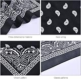 Aomig Bandana Head Scarf Men Women Cowboy Paisley Print Multi Purpose 73x36cm view 4
