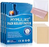 MYMULIKE Pain Relief Patches 60 Count for Knee Joint Natural Herbal Plaster