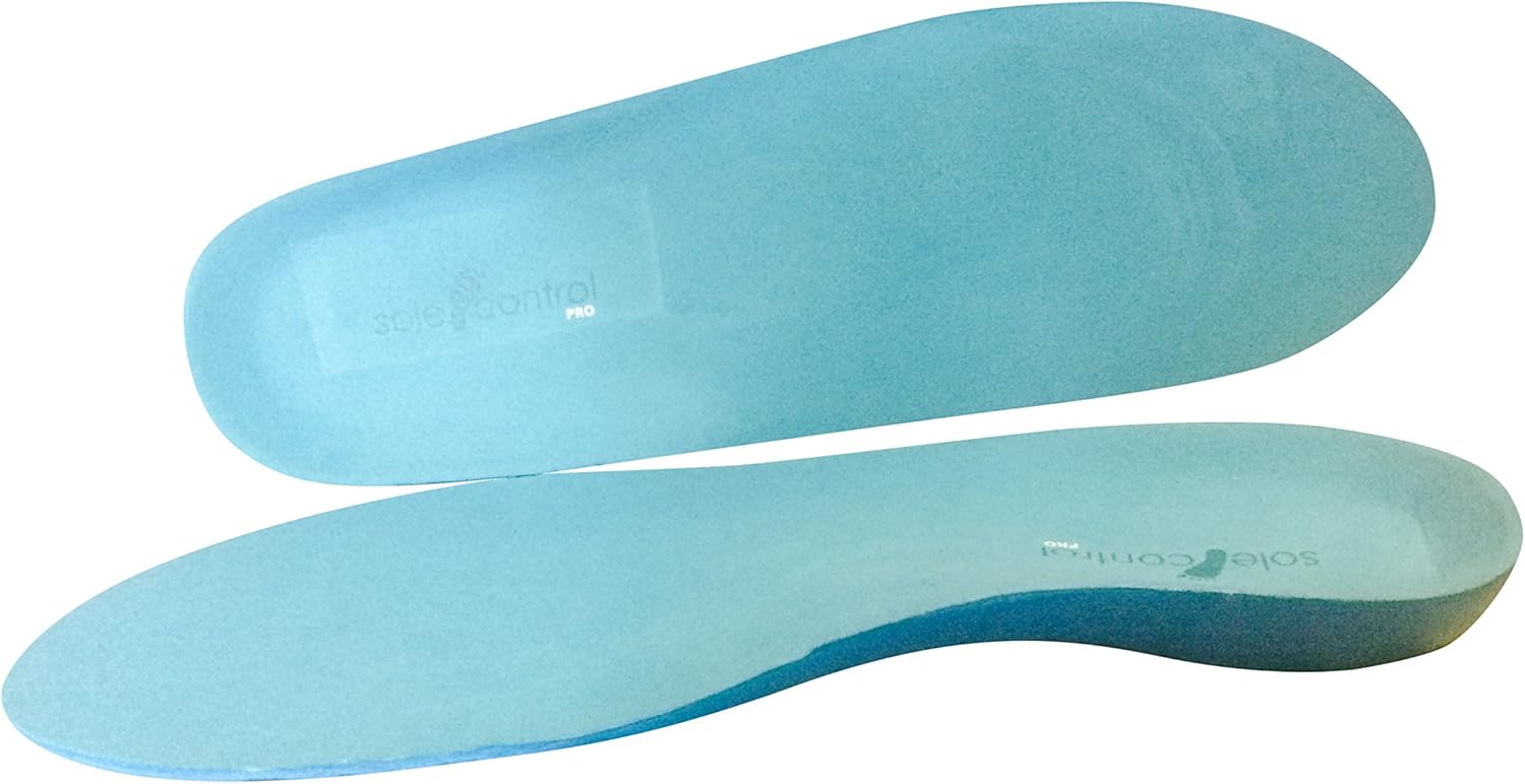 Sole Control Pro Orthotic Insoles, Arch Supports, Metatarsal Pad Also