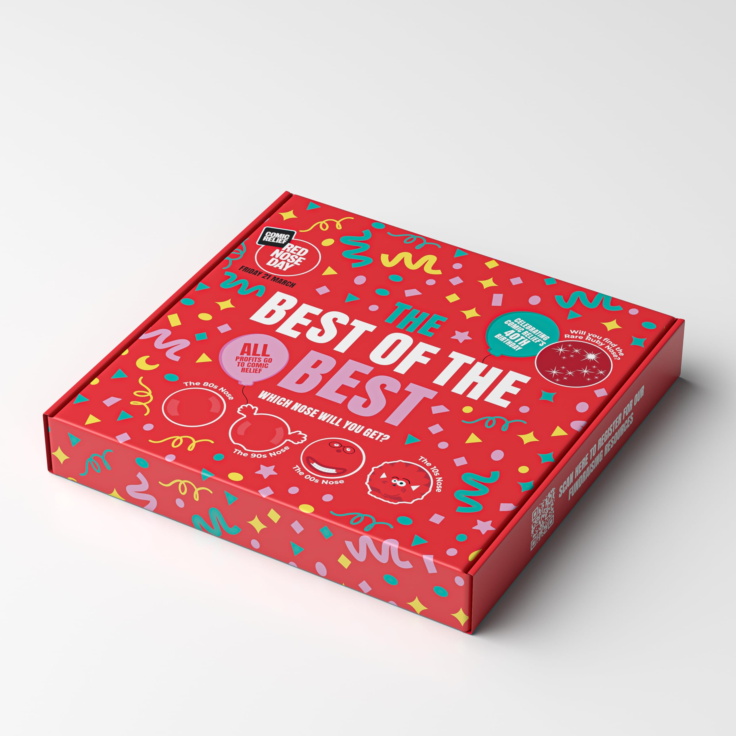 Official 2025 Red Nose (30 Noses Multi-Pack) - On Behalf of Comic Relief