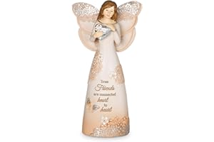 Light Your Way 19082 True Friends Angel Figurine, 6-Inch