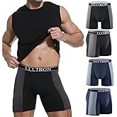LLLTRON Incontinence Underwear for Men Washable Mens for Bladder 80ML Absorbency Reusable Leak Proof Underwear for Men Urinary Incontinence Boxer Shorts