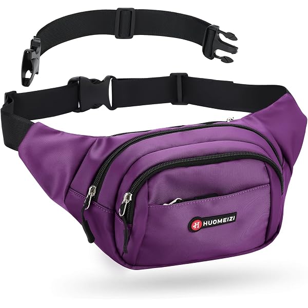 Riñonera Ajustable Unisex - 3 Bolsillos, Color Rosa, Para Deporte, Viaje Y Día A Día