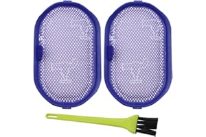 Anxingo Washable HEPA Pre Filters Replacement for Dyson DC30, DC31, DC34, DC35, DC43H, DC44, DC45, DC56 Digital Slim Vacuum C