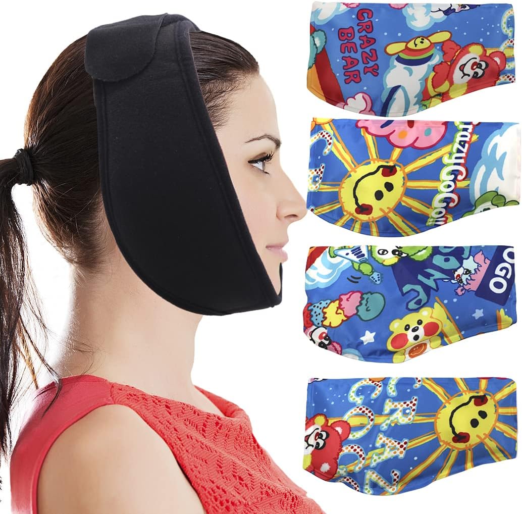 Face ice Pack for Jaw, Head and Chin, Reusable Hot or Cold Gel Packs Pain Relief for TMJ, Oral and Facial Surgery, Dental Implants (B): Health & Personal Care