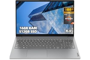 Lenovo V15 Gen 4 Business Laptop, 15.6" FHD Anti-Glare, AMD Ryzen 5 7520U, 16GB DDR5, 512GB SSD, Numeric Keypad, RJ-45, Wi-Fi