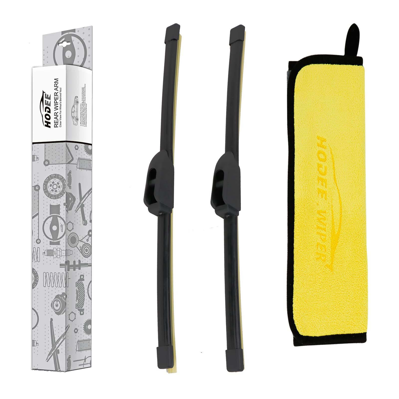 Photo 1 of (Pack of 2) Rear Wiper Blade Replacement for Hyundai Elantra GT I30 2013-2017,Jaguar F-PACE 2017-2022,Alfa Romeo Stelvio,E-PACE 2018-2023,Forte 2014-2018 Hatchback,Back Windshield Window Accessories