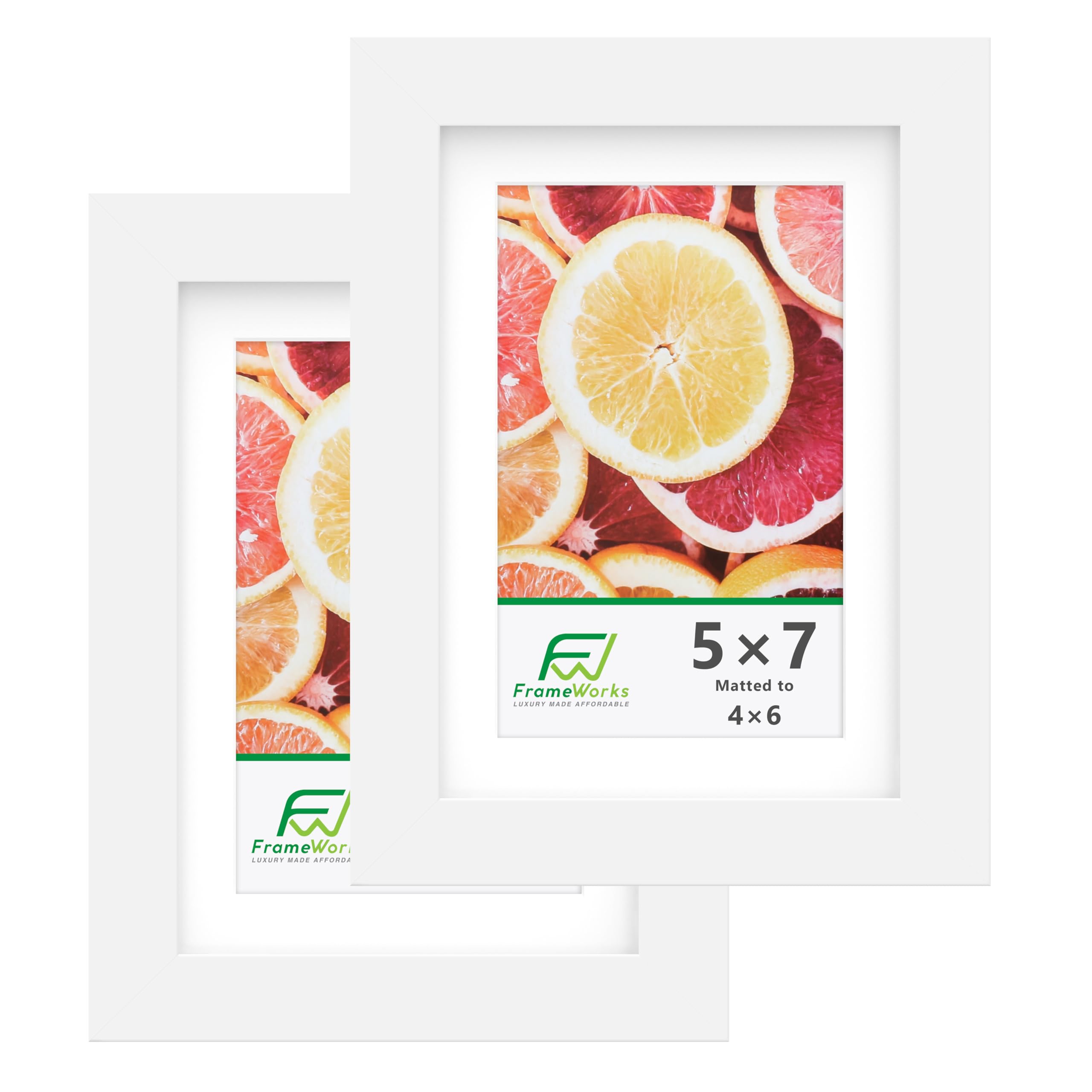 FrameWorks 2-Pack, 5x7 Matted to 4x6 Picture