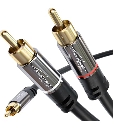 PRO SIGNAL - Cavo Fono (RCA) Maschio A Fono Maschio, 10 M Nero - Foto 7