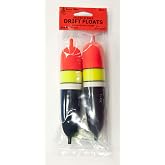Beau Mac EVA Inline Slip Floats | Adjustable Slip Bobber | Hi-Vis Red | Durable High-Visibility Fishing Float for Freshwater &amp; Saltwater | Adjustable Slip Bobber for Salmon, Steelhead &amp; Trout Rigs