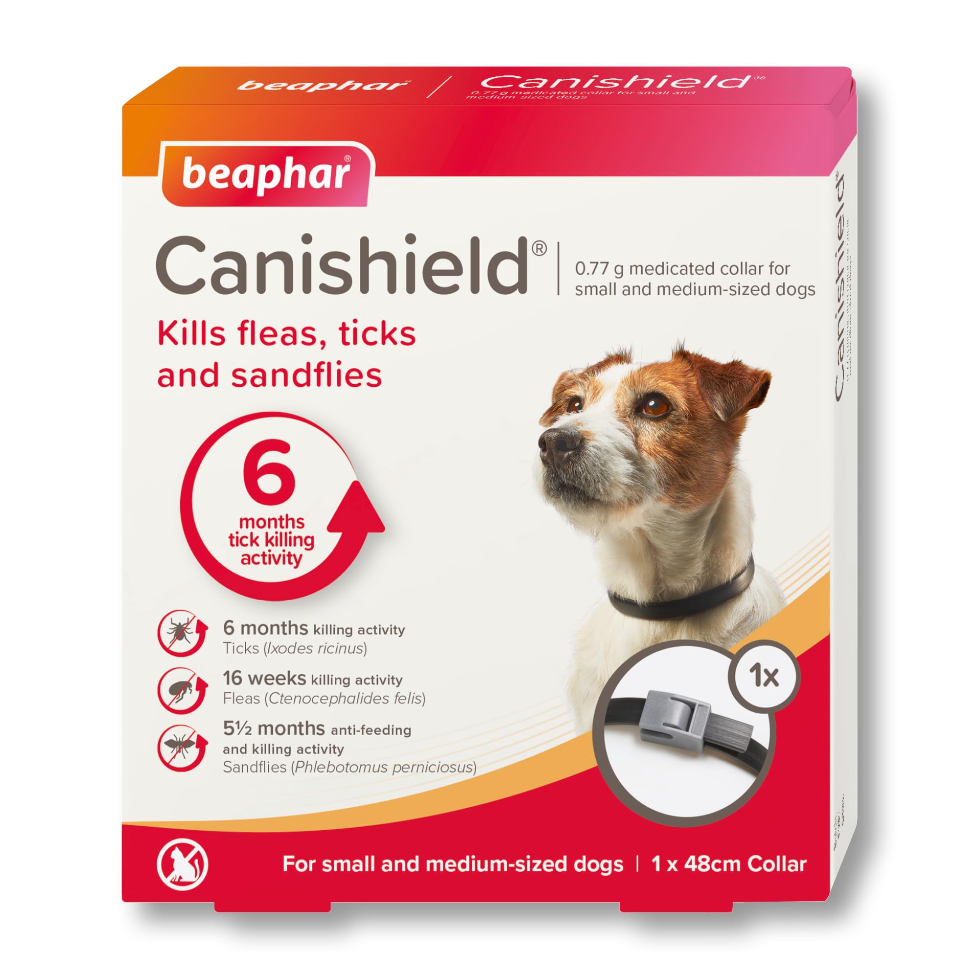 Beaphar Canishield Collar for Small/Medium Dogs
