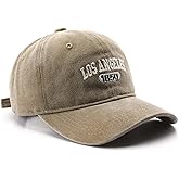 Los Angeles Hat Vintage Cotton Baseball Cap Unisex Dad Hat Sun Hat for Men and Women
