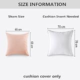 Home Brilliant Navy Corduroy Cushion Covers 65x65 cm 2 Pcs For Sofa Bed view 5