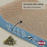 TRIXIE Wild Cat Scratching Board with Catnip Blue 41 x 7 x 24 cm view 5