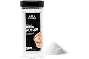 The Spice Lab Confectioners Sugar - White Extra Coarse Con AA Sugar Crystals for Baking and Cupcake Decorations - 1 Pound - Excellent for Decorating Cookies & Candy - Greatfor Bakeries (11.4 Oz)