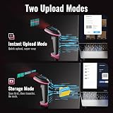 Tera Barcode Scanner Wireless 2.4G USB Rechargeable Battery Level Indicator view 5