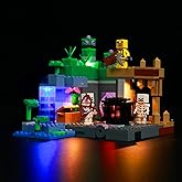 Amazon.com: LocoLee LED Light Kit for Lego Minecraft The Deep Dark ...