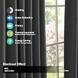 Aspire Homeware Grey Blackout Curtains 66x54 Pencil Pleat 2 Panels view 6