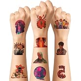 50PCS Temporary Tattoos for Kids,Birthday Party Favors Decoration Sticker Gifts for Girl Boys Home Activity Class Prizes Carnival Christmas Rewards