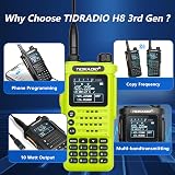 (3rd Gen) TIDRADIO TD-H8 10W Ham Radio CHIRP/APP/Bluetooth 199CH Green view 9